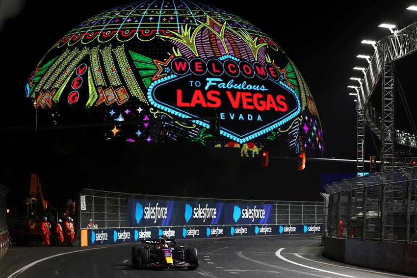 F1 Paddock Vegas sign